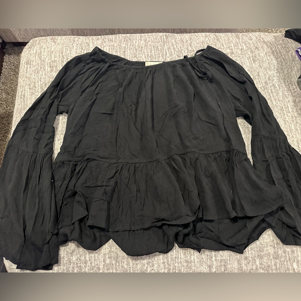 Altar'd State Black Blouse
